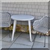 L06. Woven chairs and outdoor table. 